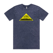 Lock the Gate Triangle on Stonewash T