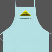 Lock the Gate triangle apron